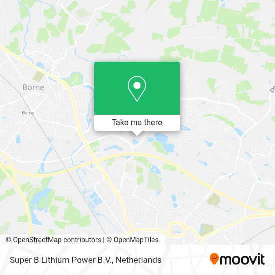 Super B Lithium Power B.V. map