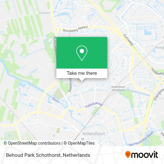 Behoud Park Schothorst map