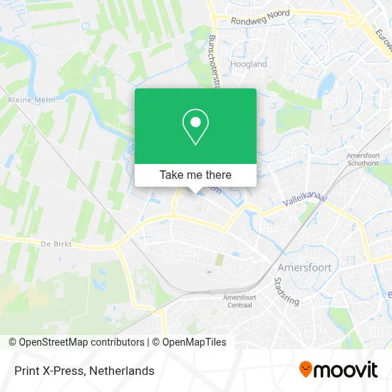 Print X-Press map