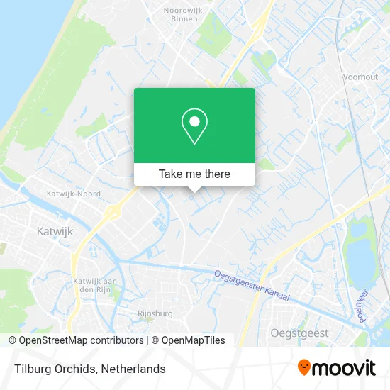 Tilburg Orchids map