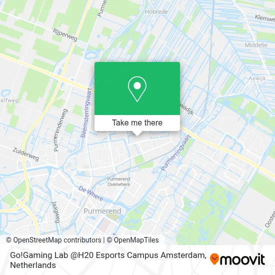 Go!Gaming Lab @H20 Esports Campus Amsterdam map