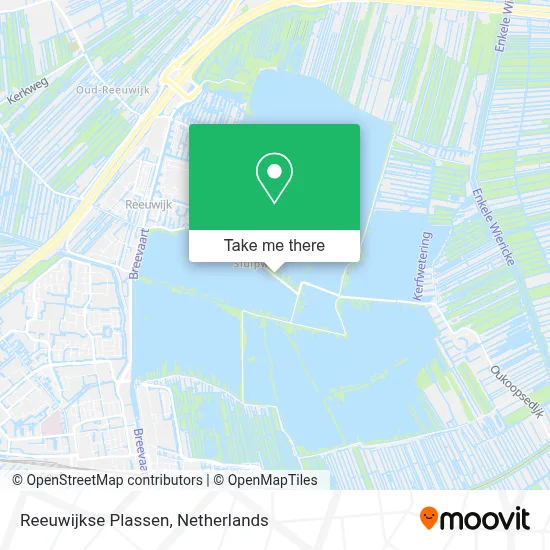 Reeuwijkse Plassen map