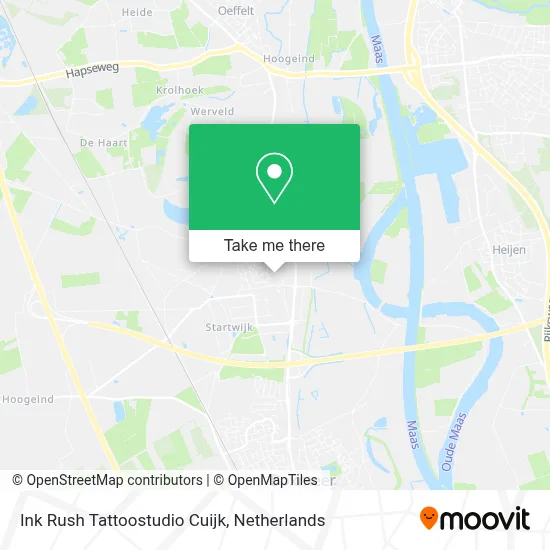 Ink Rush Tattoostudio Cuijk map