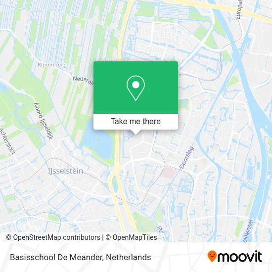 Basisschool De Meander map