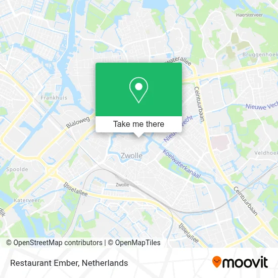 Restaurant Ember map