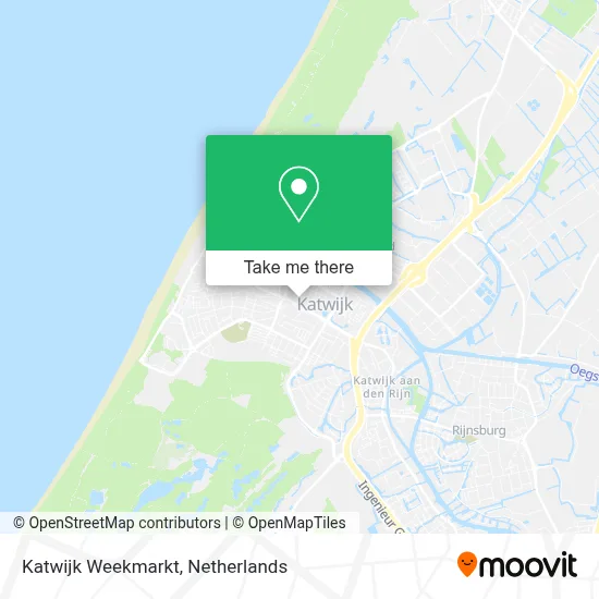 Katwijk Weekmarkt Karte