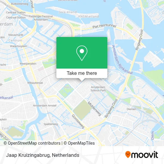 Jaap Kruizingabrug map