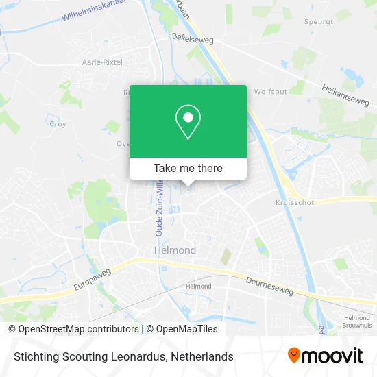Stichting Scouting Leonardus map
