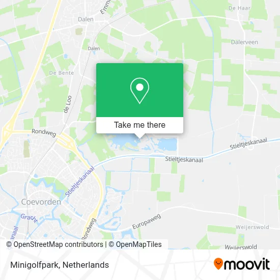 Minigolfpark map