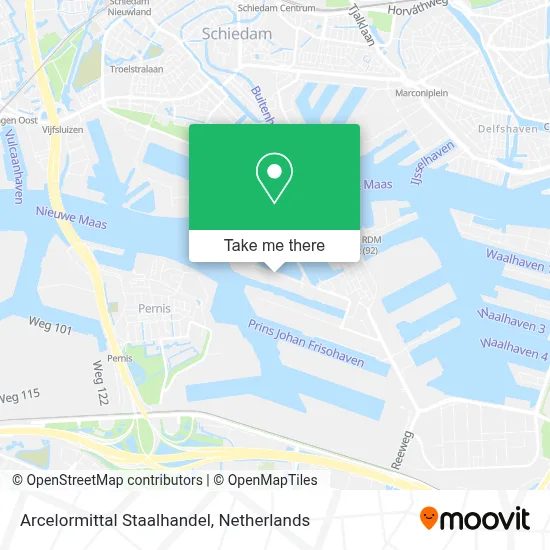 Arcelormittal Staalhandel map