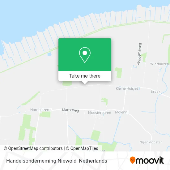 Handelsonderneming Niewold map