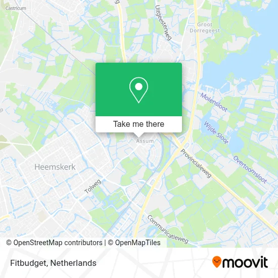 Fitbudget map