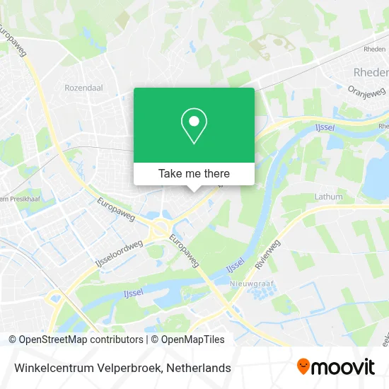 Winkelcentrum Velperbroek map