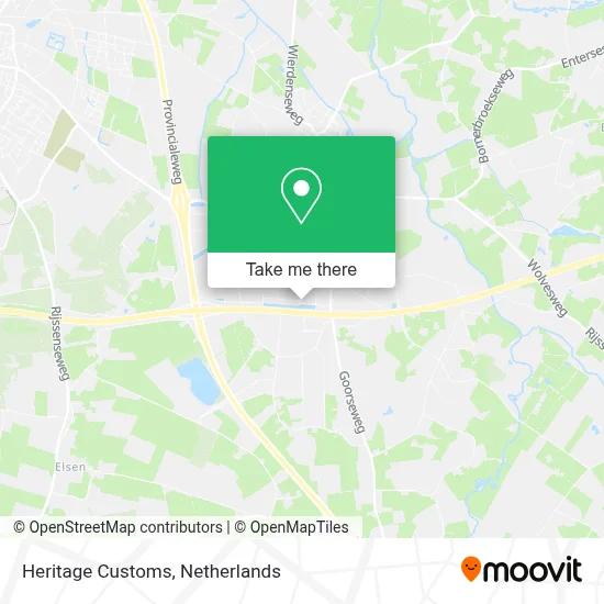Heritage Customs map