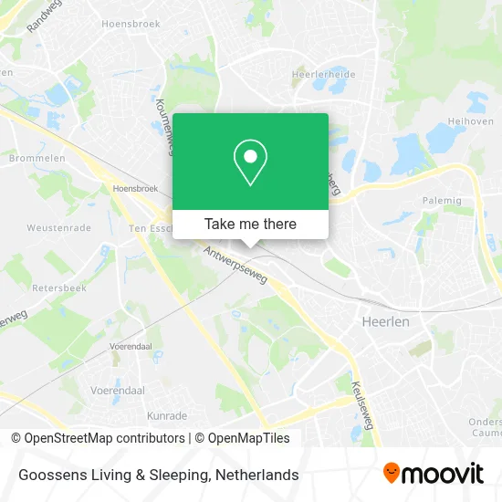 Goossens Wonen & Slapen map