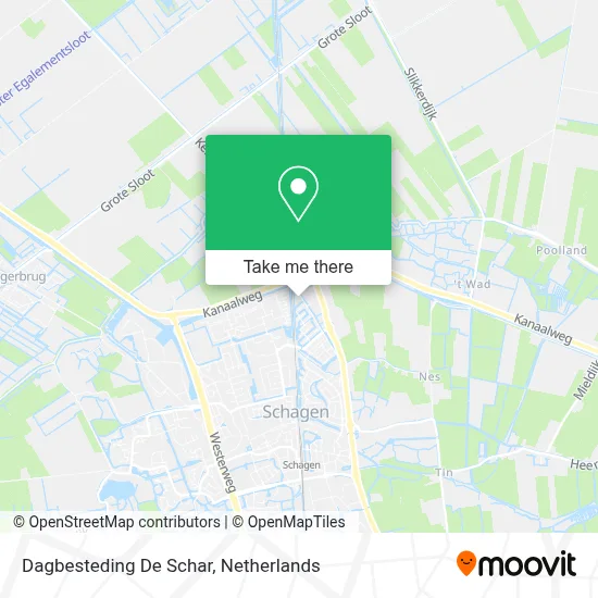 Dagbesteding De Schar Karte