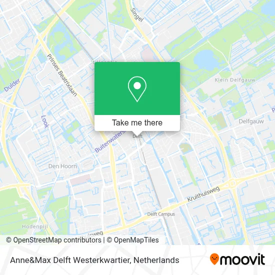 Anne&Max Delft Westerkwartier map