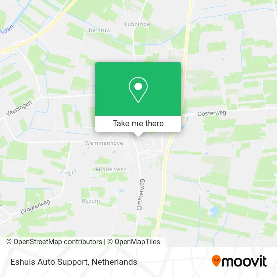 Eshuis Auto Support map