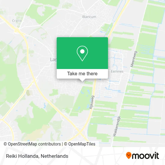Reiki Hollanda map