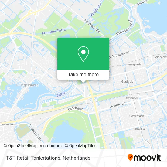 T&T Retail Tankstations map