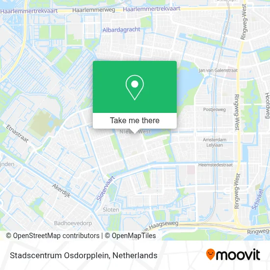 Stadscentrum Osdorpplein map