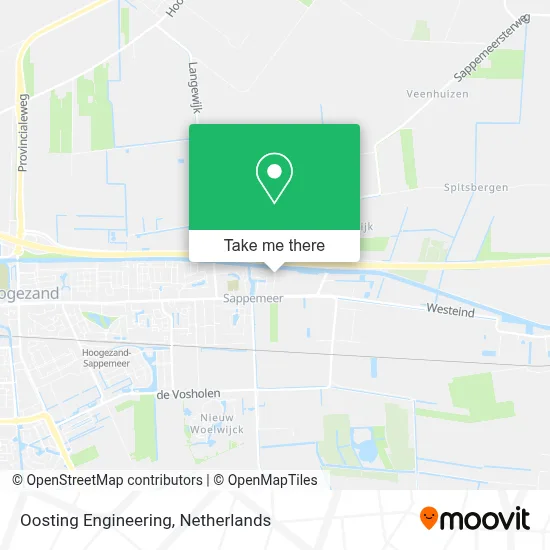 Oosting Engineering map