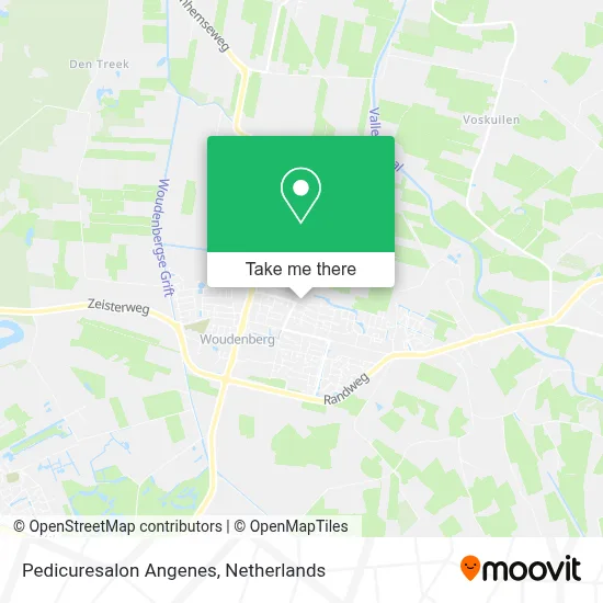Pedicuresalon Angenes map