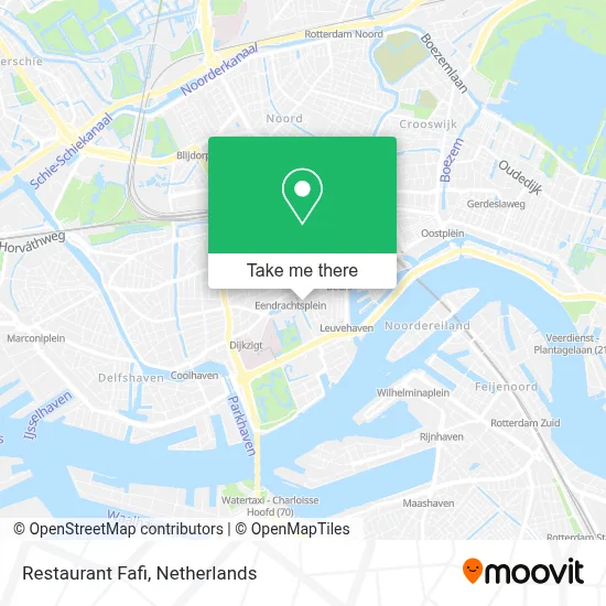 Restaurant Fafi map