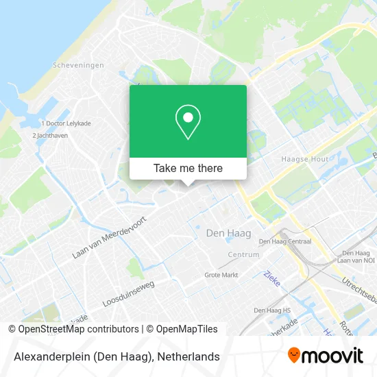 Alexanderplein (Den Haag) map