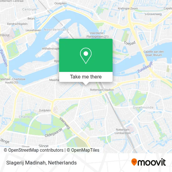 Slagerij Madinah map