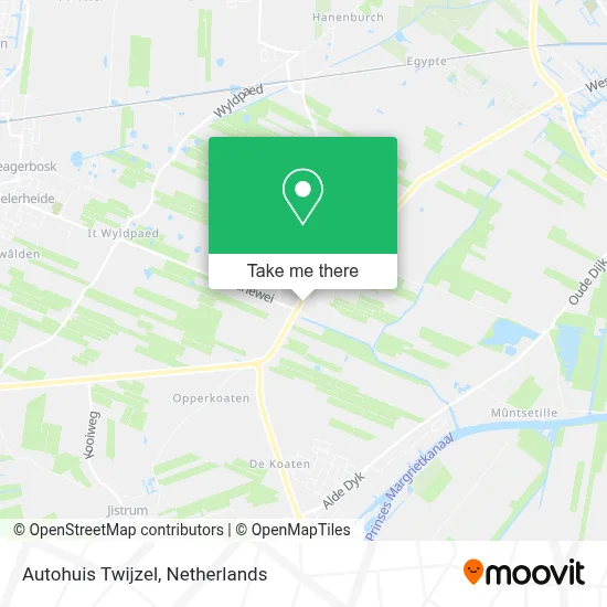 Autohuis Twijzel map