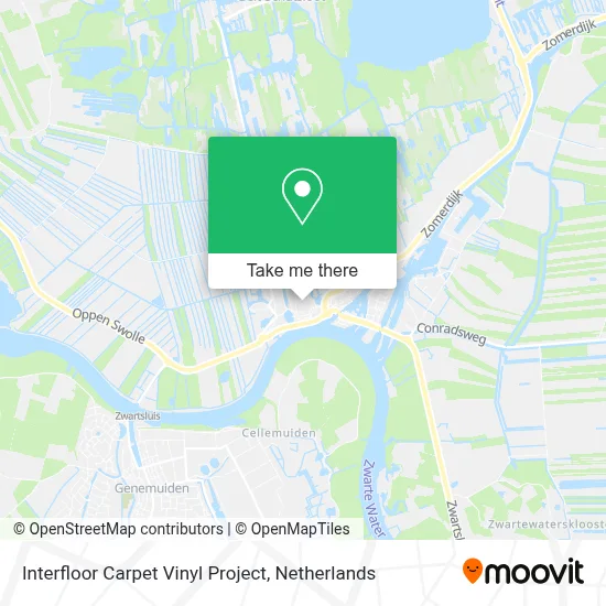 Interfloor Carpet Vinyl Project map