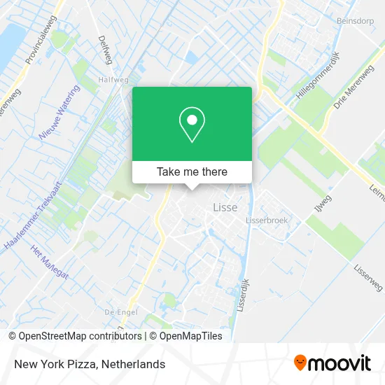 New York Pizza map