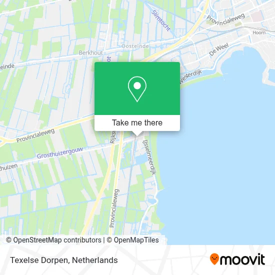 Texelse Dorpen map
