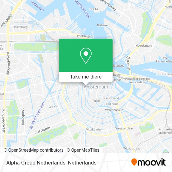 Alpha Group Netherlands map