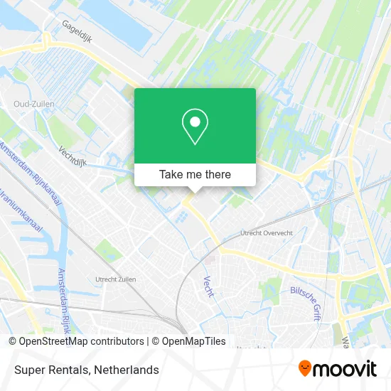 Super Rentals map
