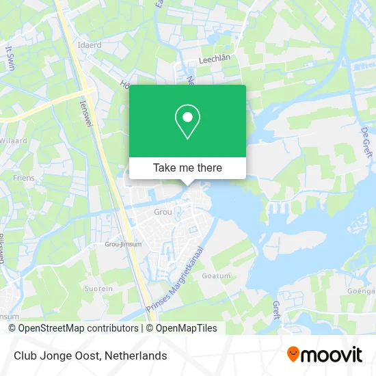 Club Jonge Oost Karte