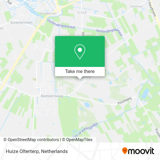 Huize Olterterp map