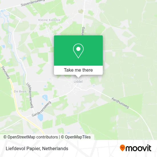 Liefdevol Papier Karte