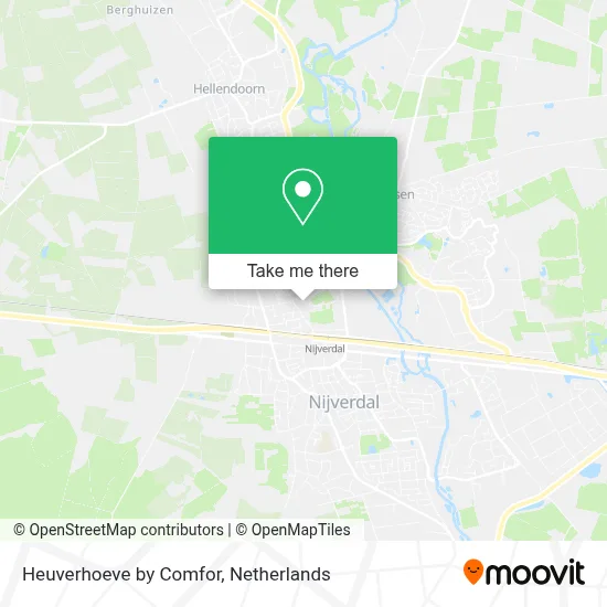 Heuverhoeve by Comfor map