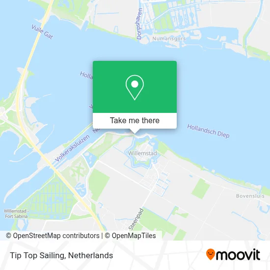 Tip Top Sailing map