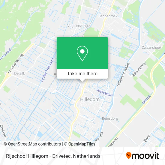 Rijschool Hillegom - Drivetec map
