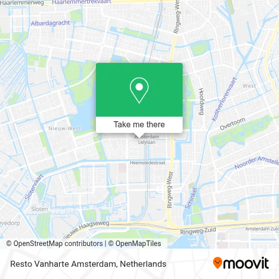 Resto Vanharte Amsterdam map