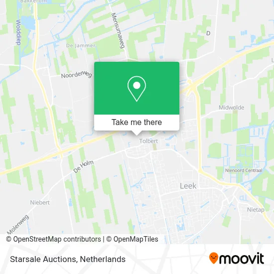 Starsale Auctions map