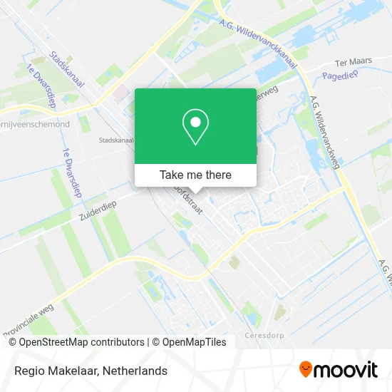 Regio Makelaar map