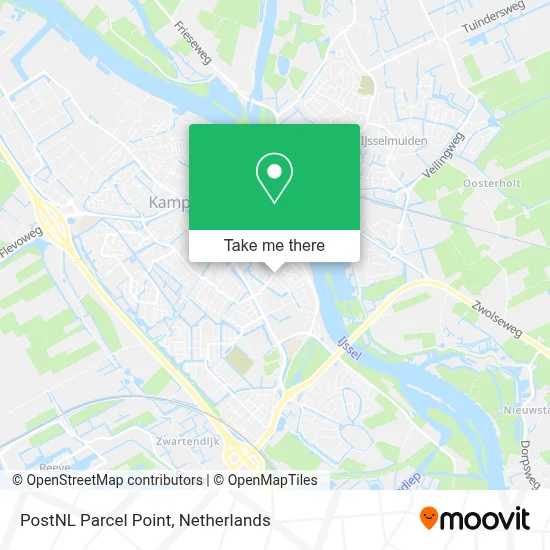 Postnl Pakketpunt map