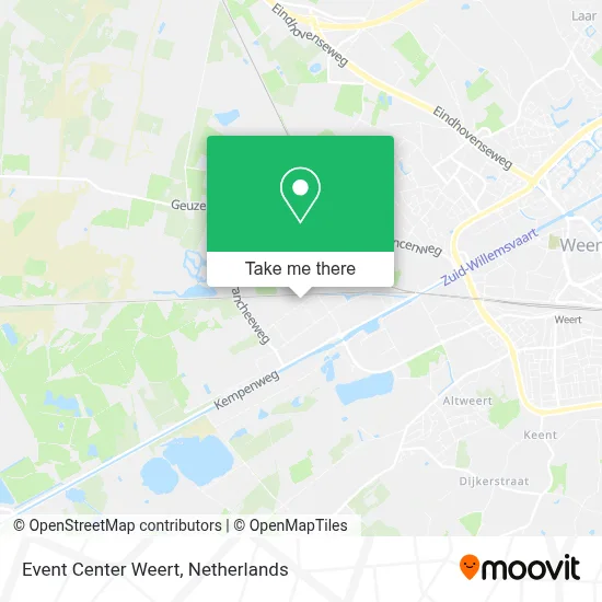 Event Center Weert map