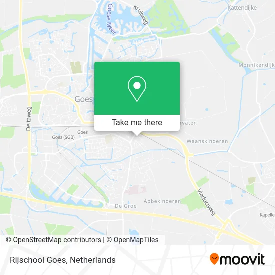 Rijschool Goes map