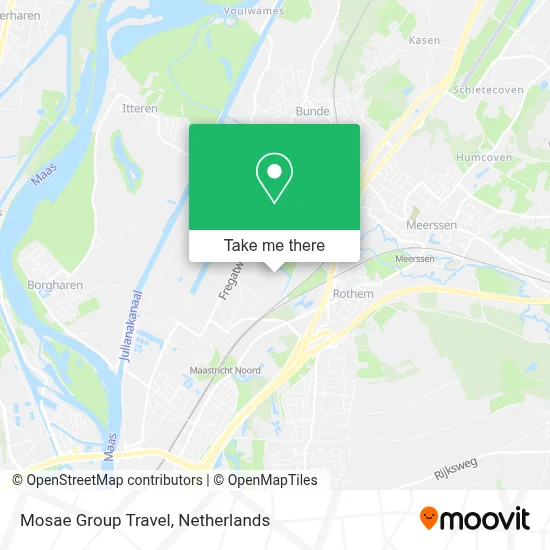 Mosae Group Travel map
