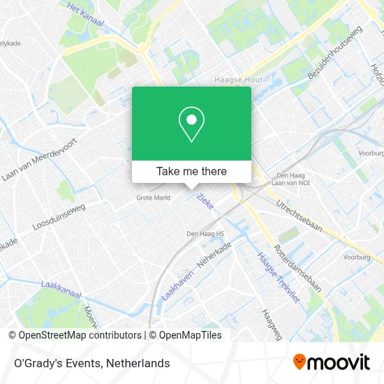 O'Grady's Events map